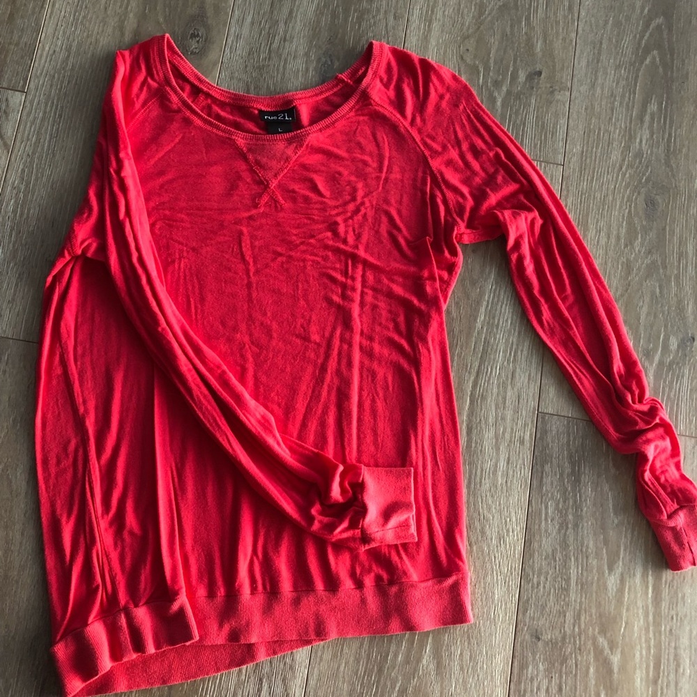 Red long sleeve